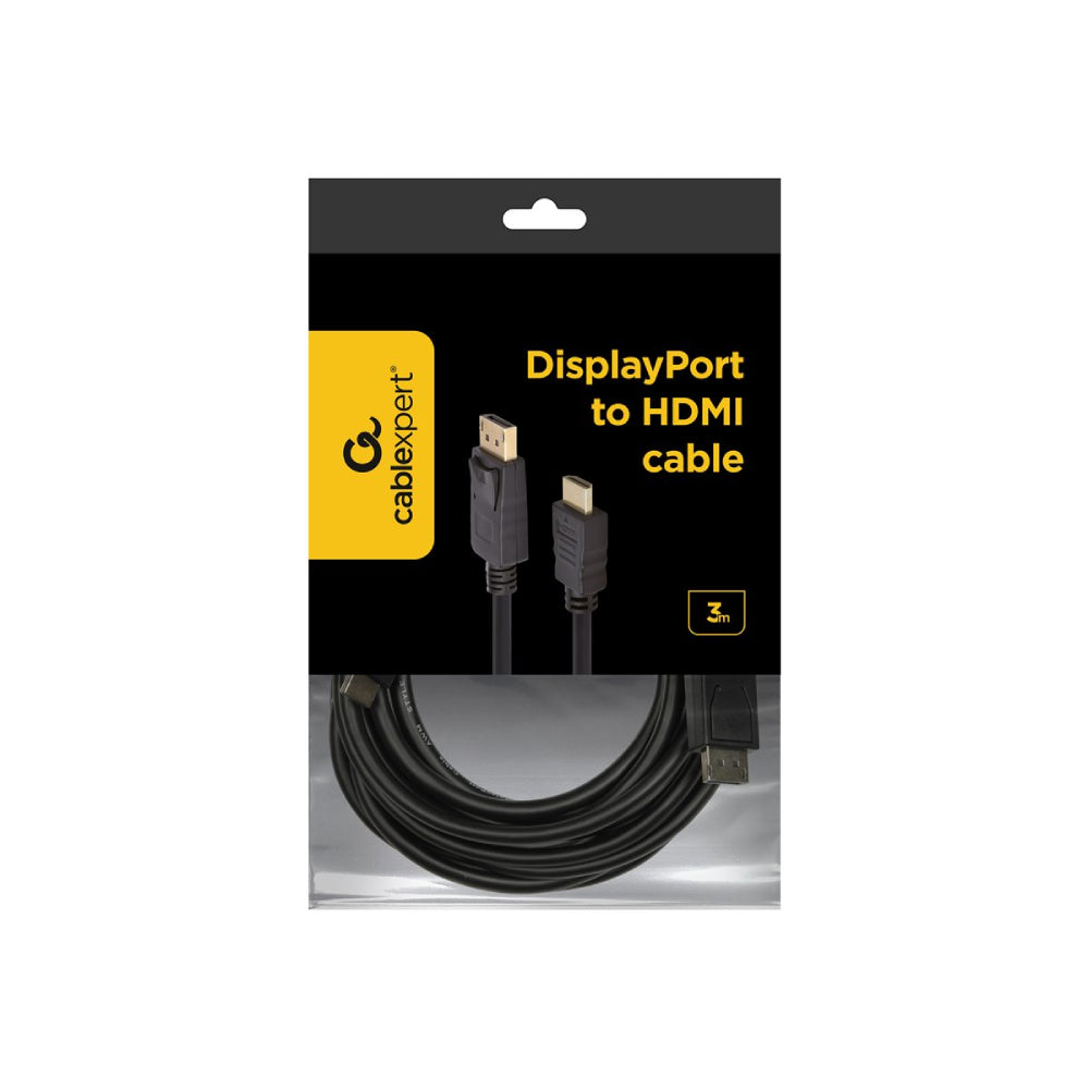 Cablexpert | Video Adapter Cables | CC-DP-HDMI-3M | DisplayPort to HDMI | 3 m | Black