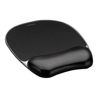 Fellowes | Crystals | Mouse Pad with Wrist Pillow | Black