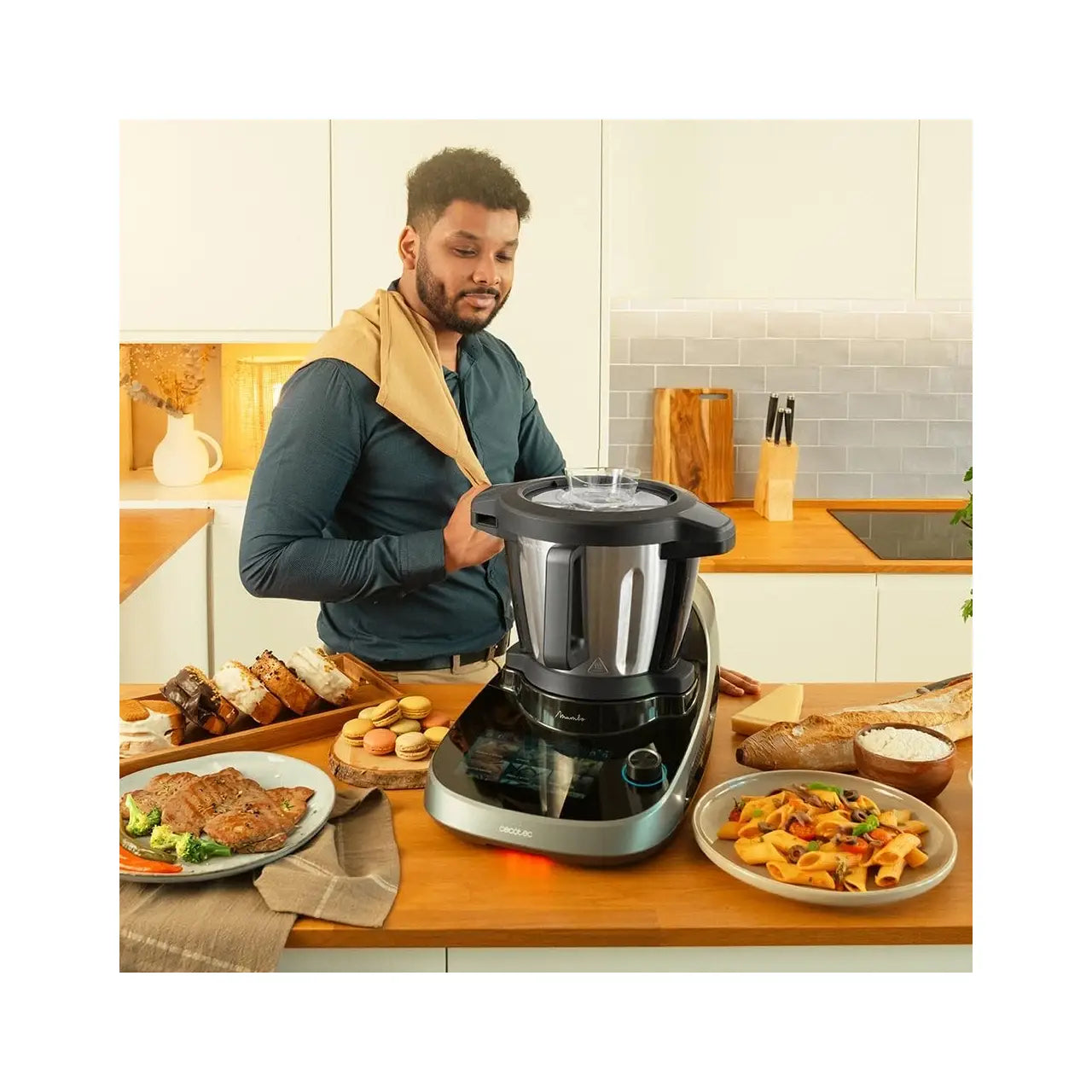 Cecotec | Cook processor/kitchen scales | Mambo CooKing Victory | 2 W | Black | Grey