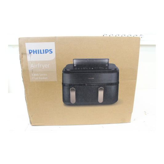 Philips | NA552/00 5000 Series | Dual Steam Air Fryer | 9 L | 2750 W | Black | DAMAGED PACKAGING | OUTLET