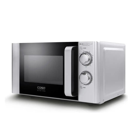 CASO Design | Microwave Oven with Grill | MG 20 Ecostyle Ceramic | 20 L | 700 W | Black | Silver
