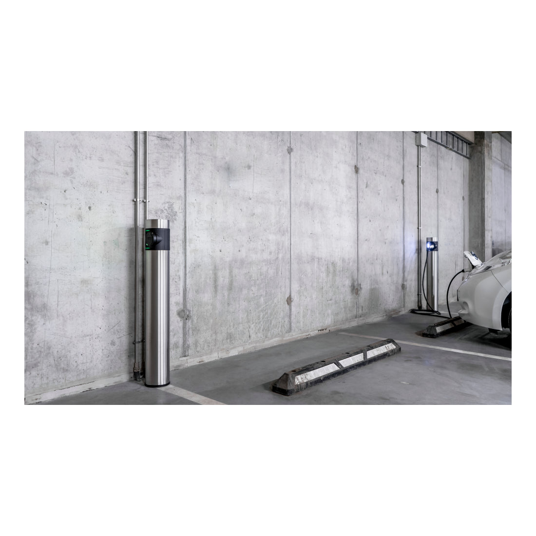 InBalance Grid | PC1-U-R | Dual EV Charging Station | 2 × 22 kW | Type 2 Socket | 4G LTE | RFID
