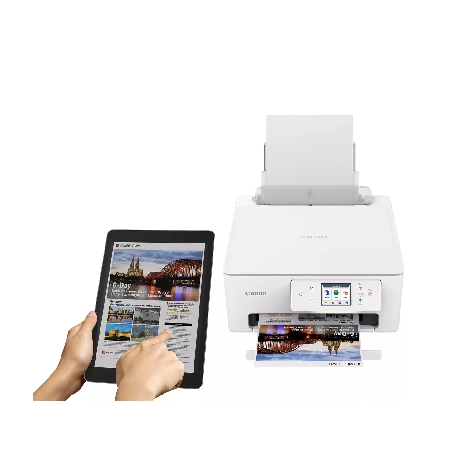 Canon | PIXMA | TS7650i | Printer / copier / scanner | Colour | Ink-jet | A4/Legal | White