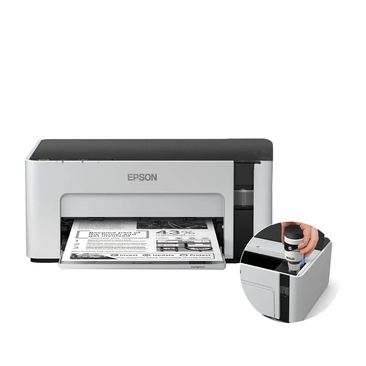 Epson | EcoTank | ET-M1100 | Printer | Monochrome | Ink-jet | A4/Legal | Black | White