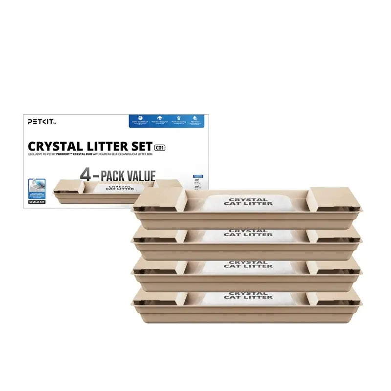 PETKIT | Crystal Litter for Purobot Crystal Duo | 4 bags