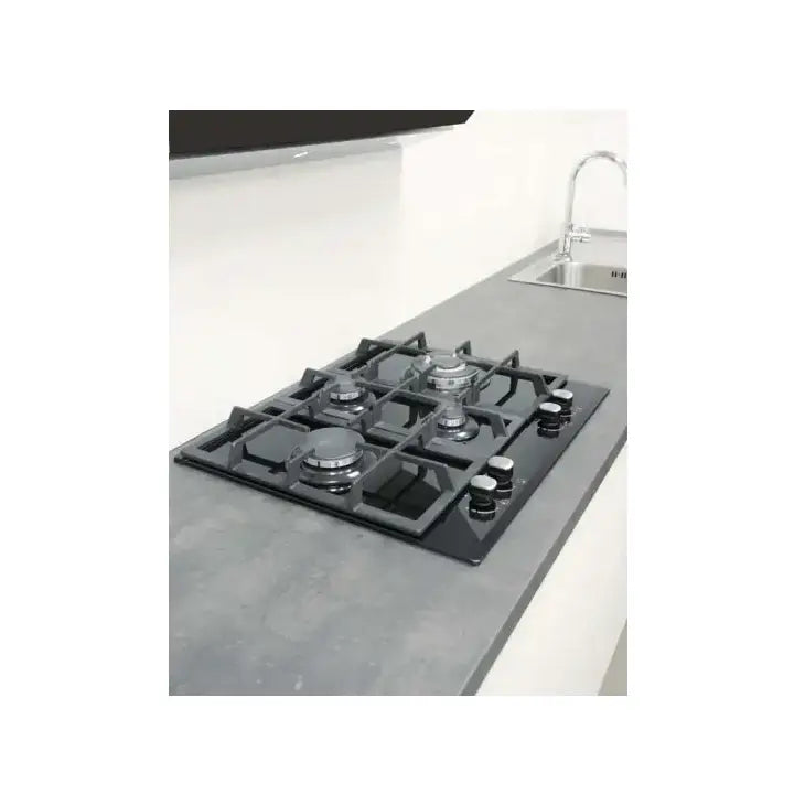 CATA | Hob | LCI 6031 B | Gas on glass | Rotary knobs | Black
