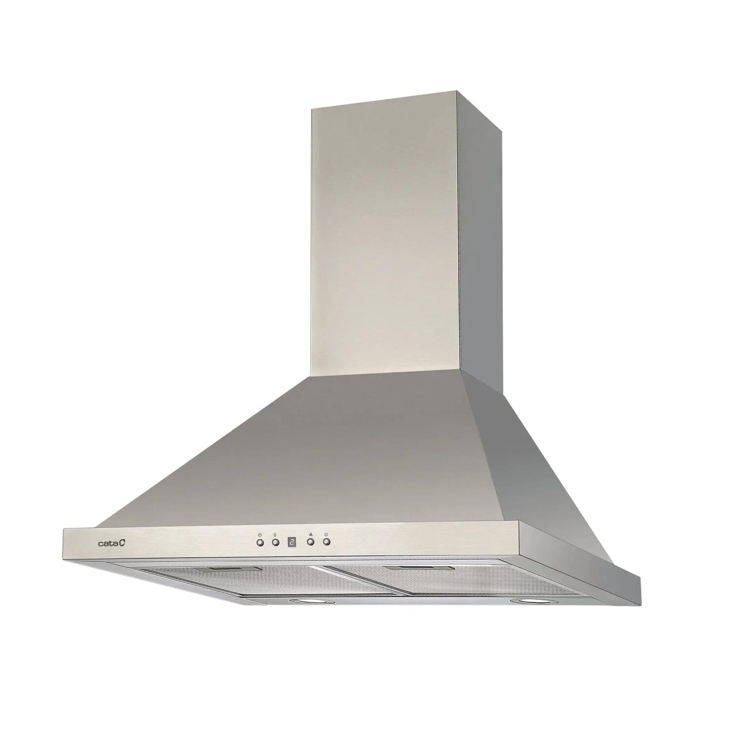 CATA | Hood | 6000 X | Chimney | Class A | Width 60 cm | Silver