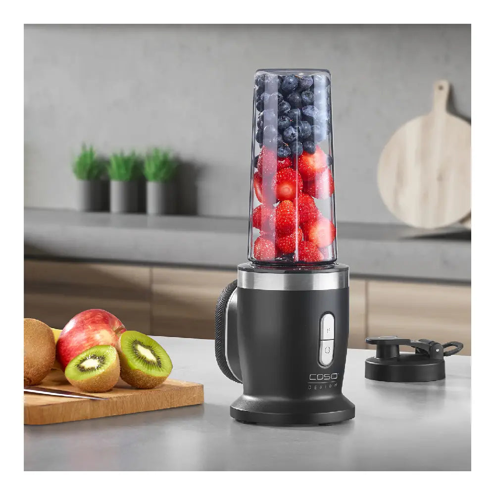 Caso | Cordless Personal Blender | Click & Blend | 240 W | 14000 RPM | 0.5 L Tritan Jar | Stainless Steel / Matt Black