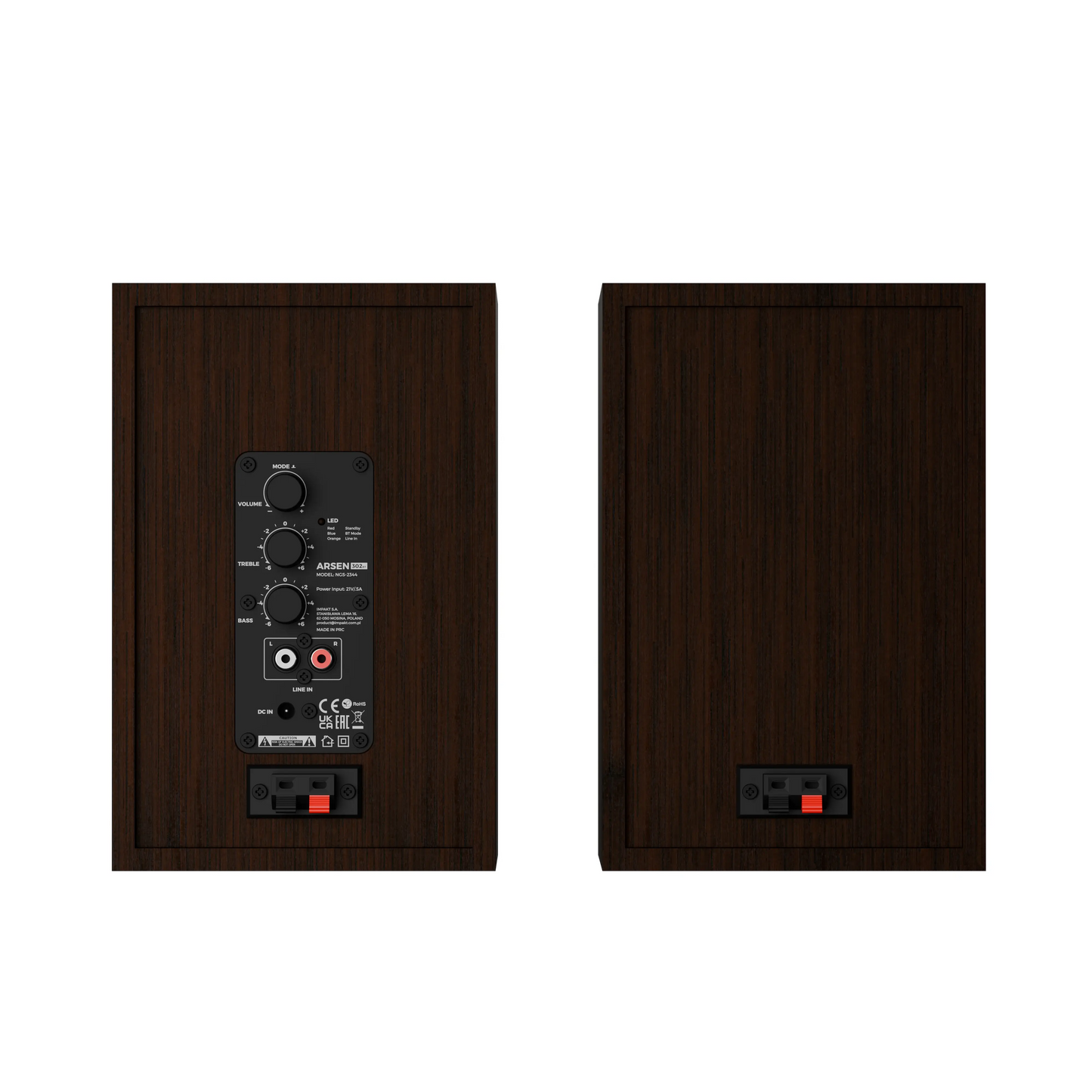 Genesis | Lautsprecher | Arsen 302BT | 20 W | Bluetooth | Kabellos | Braun