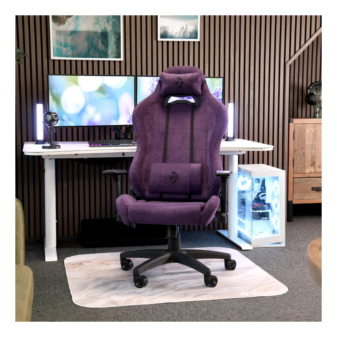 Arozzi | Torretta 2023 Edition | TORRETTA-SFB-PP | Gaming Chair | Purple