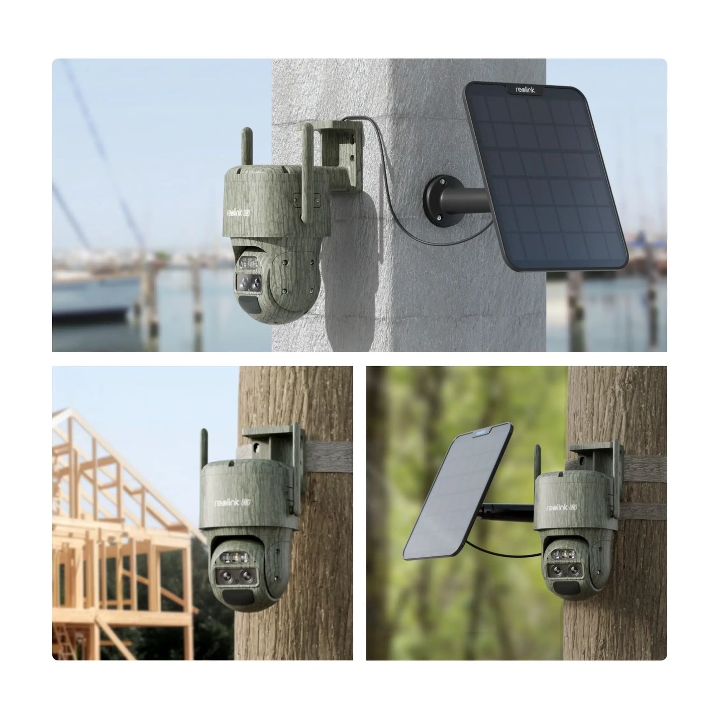 Reolink | Dual-lens 4G LTE battery camera | TrackMix Series G770 Camouflage | PTZ | 4 MP | Fixed | IP65