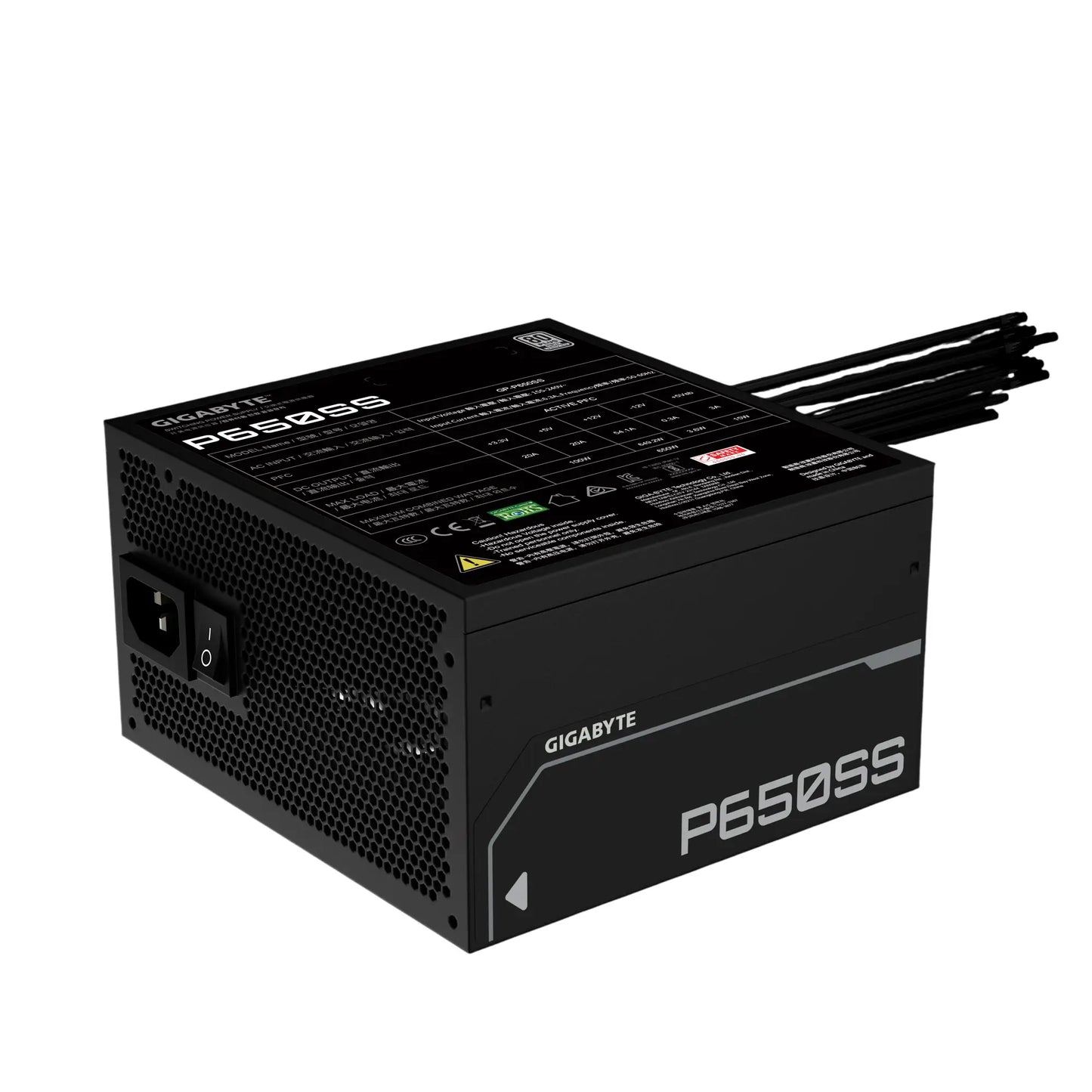 Gigabyte | PSU | GP-P650SS GEU1 | 650 W | 80 PLUS Silver