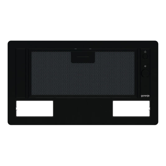 Gorenje | Essential | BHI681EB | Integrierte Dunstabzugshaube | 370 m³/h | 3 Leistungsstufen | Schwarz