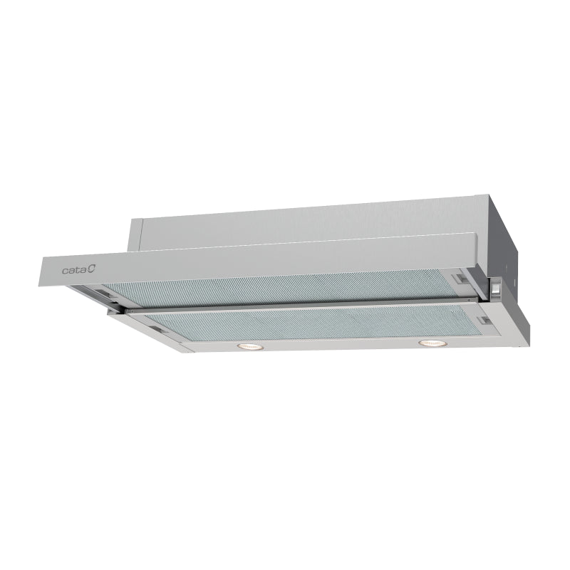 CATA | TF 2003 DURALUM | 70 | Teleskophaube | 390 m³/h | 2 Leistungsstufen | LED | Edelstahl