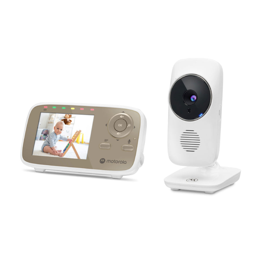 Motorola | VM483 2.8" | Video Baby Monitor | 2.8" LCD | 2× Digital Zoom | 300 m | White / Gold