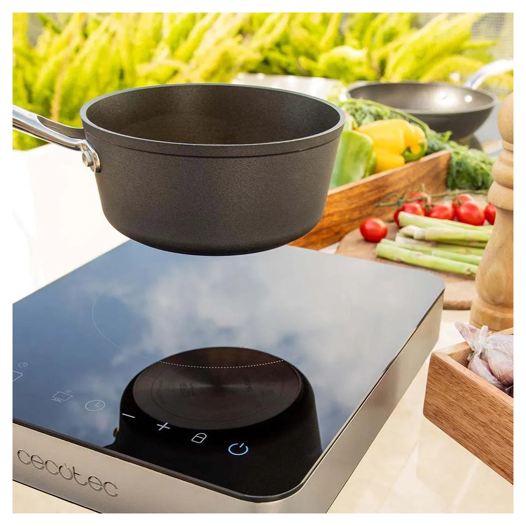Cecotec | Full Magma Single | Induction Hot Plate | 02658 | 2000 W | 1 Cooking Zone | Touch Control | Black