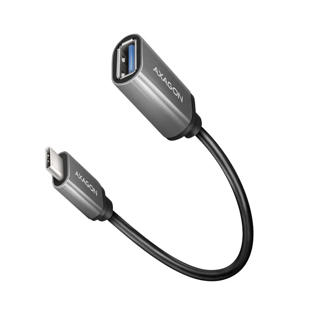 AXAGON | 9 pin USB Type A | 24 pin USB-C | Male | Female | Black