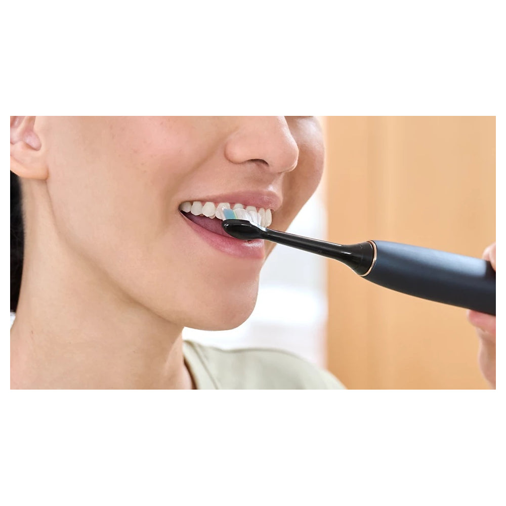 Philips | HX6068/88 | Sonicare Optimal White | Replacement Brush Heads | 8 Heads | For Adults | Black