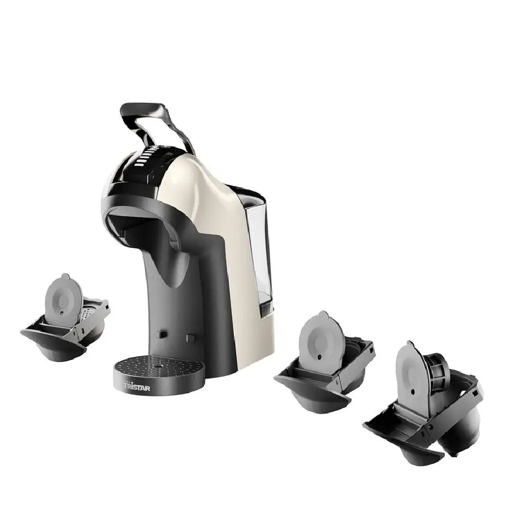 Tristar | Capsule Coffee Machine | CM-2301 | 19 bar | 1 L | 1400 W | Black/White