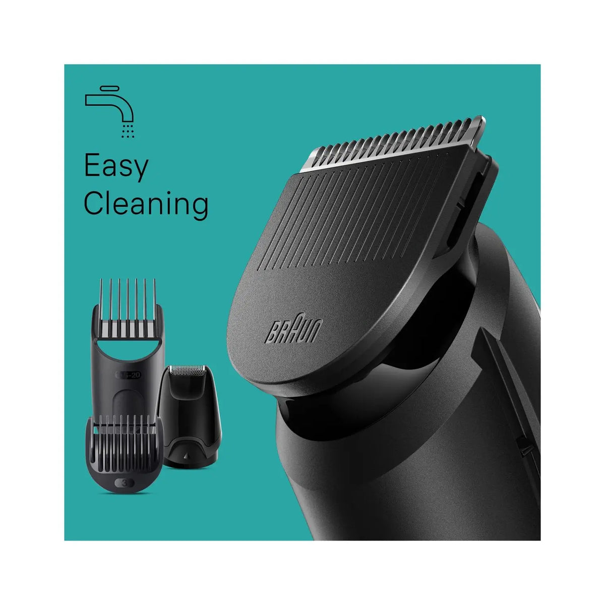 Braun | Trimmer | 6-in-1 Style Kit 3 MGK3410 | Cordless | Number of length steps 13 | Black