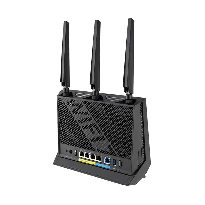 ASUS | Wireless router | RT-BE86U | Desktop | 4-port switch | Wi-Fi 7 | BE6800 | 2.4 GHz / 5 GHz