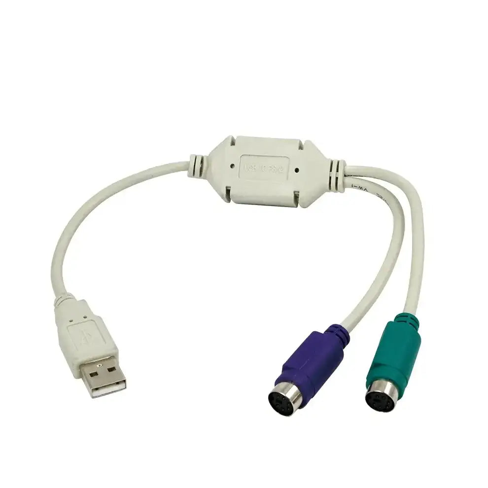 LogiLink | USB to 2x PS/2 Keyboard and Mouse Adapter | AU0004A | USB-A to 2x PS/2 | 12 Mbps