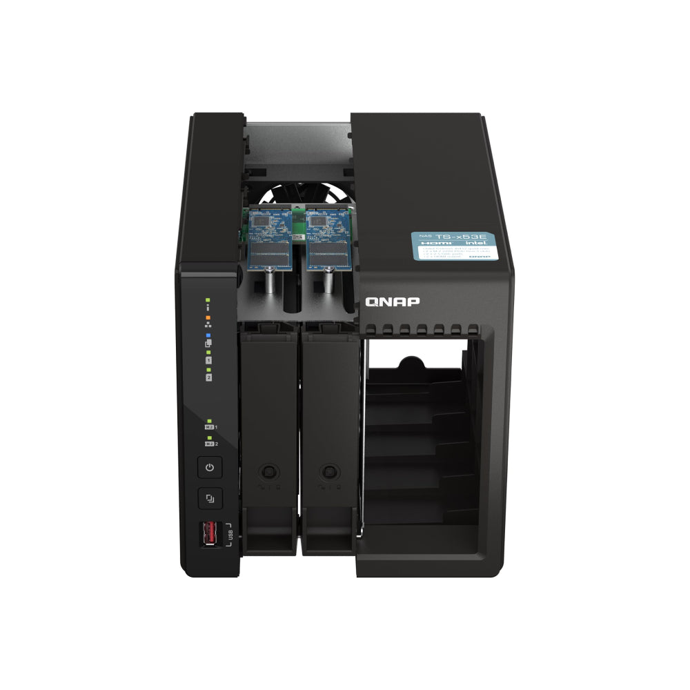 QNAP | TS-253E-8G | NAS 2 baies | Intel Celeron J6412 | 8 Go DDR4 | 2,5 GbE