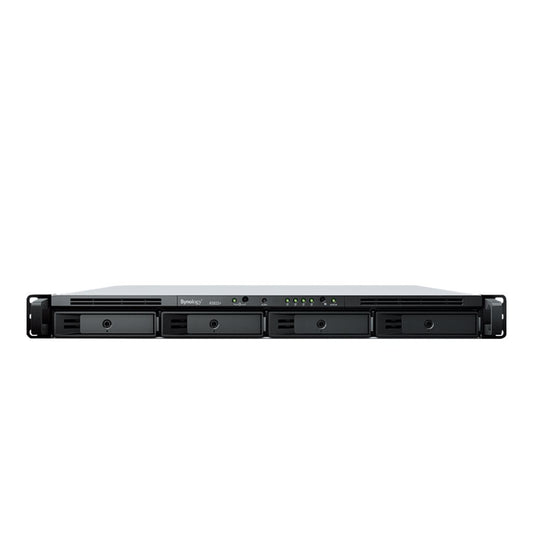 Synology | RS822+ | 4-Bay Rackmount NAS | AMD Ryzen V1500B | 2 GB DDR4 ECC | 4 × 1GbE
