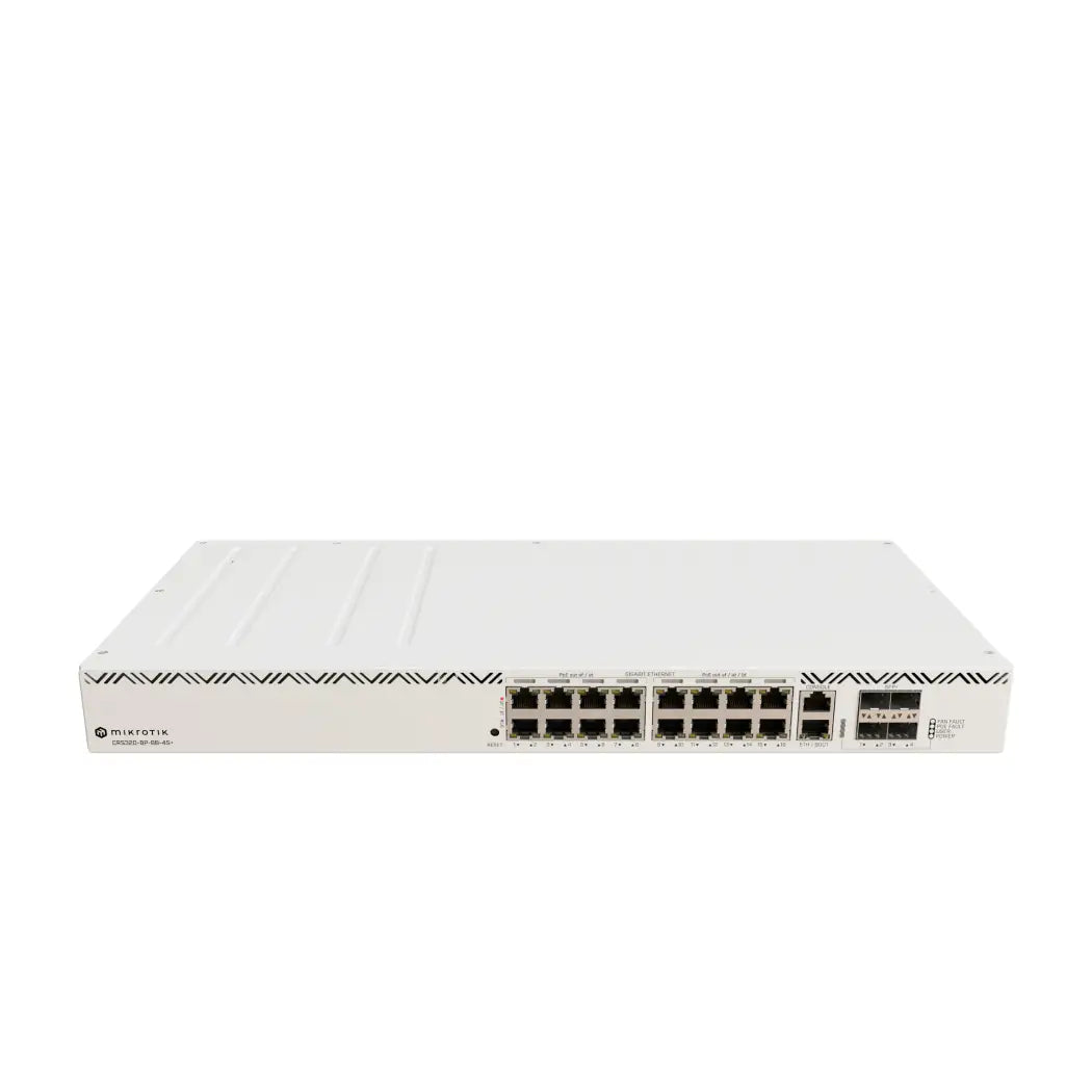 MikroTik | CRS320-8P-8B-4S+RM | 17-Port Gigabit PoE++ Managed Switch | 4 × 10G SFP+ | 600 W | Rackmontage