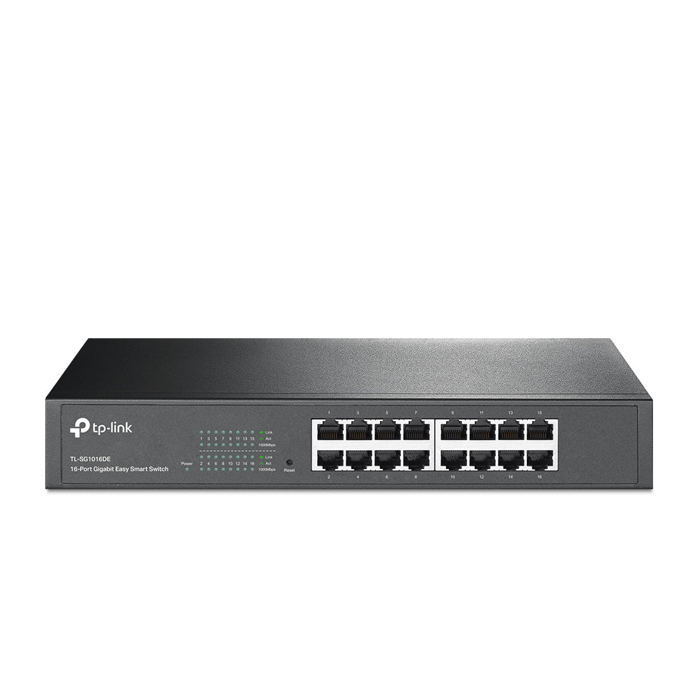 TP-Link | TL-SG1016DE | 16-Port Gigabit Easy Smart Switch | Managed | Rack-Mountable