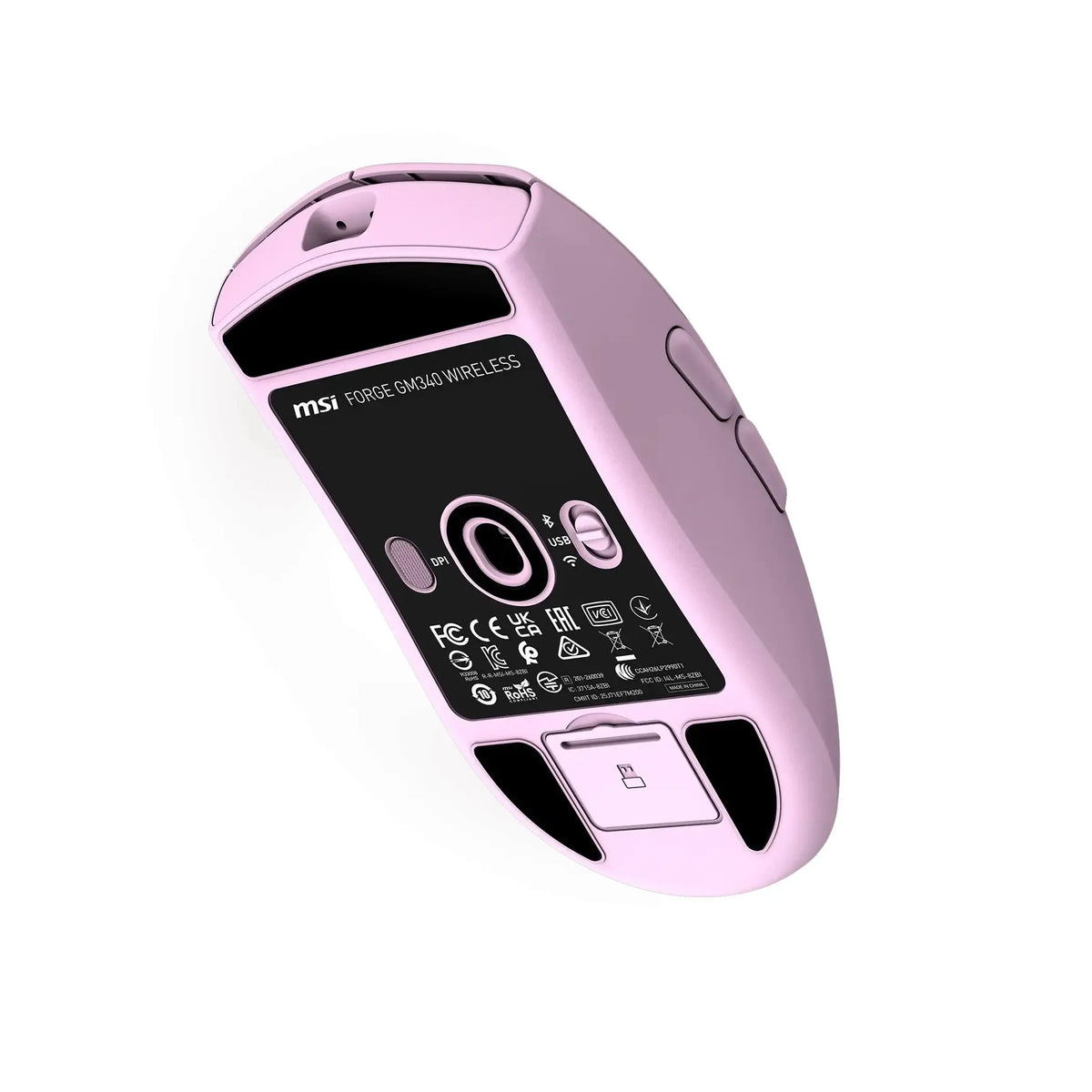 MSI | Mouse | FORGE GM340 | Optical | Wired | Wireless | USB | 12000 dpi | Purple