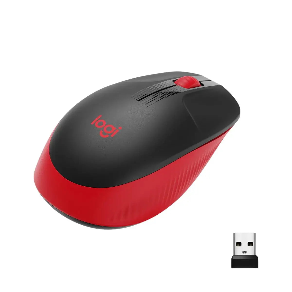 Logitech | Mouse | M190 | Optical | Wireless | 1000 dpi | Red / Black