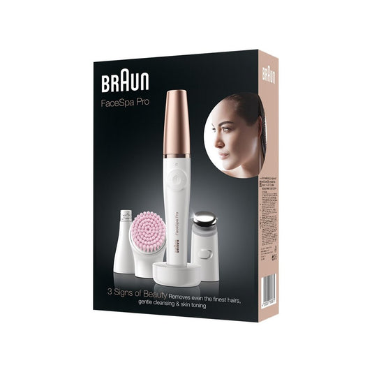 Braun Epilator with accessories | SE912 FaceSpa Pro | Wet & Dry | White