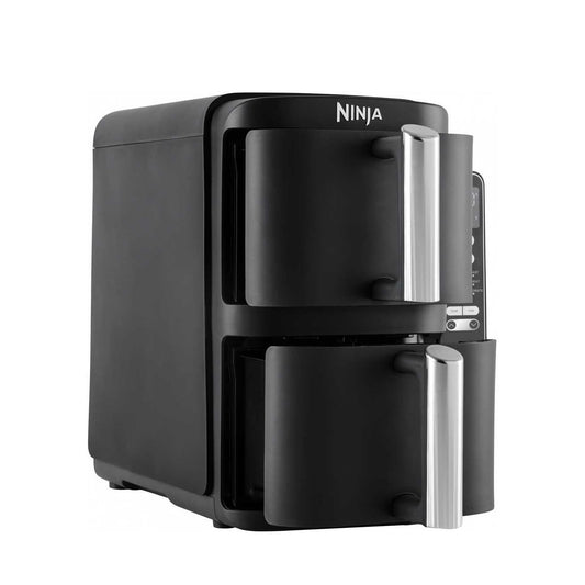 NINJA Double Stack Vertical Air Fryer with 2 Stacking Drawers | SL300EU | Power 2470 W | Capacity 7.6 L | Black