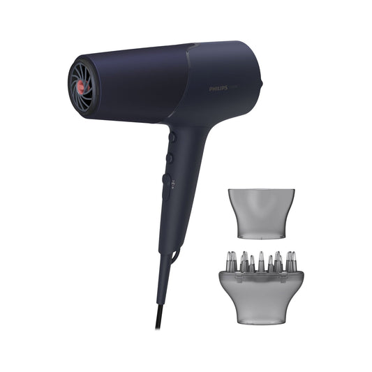 Philips | Hair Dryer | BHD510/00 | 2300 W | Number of temperature settings 3 | Ionic function | Diffuser nozzle | Blue/Metal