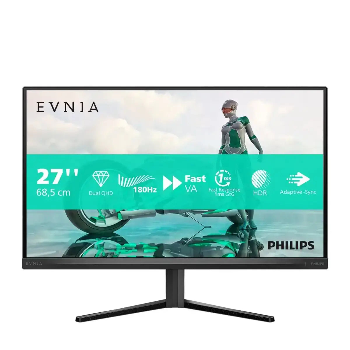 Philips Evnia 3000 | 27M2N3500NL | 27" | VA | QHD 2560 x 1440 at 180 Hz | 300 cd/m²