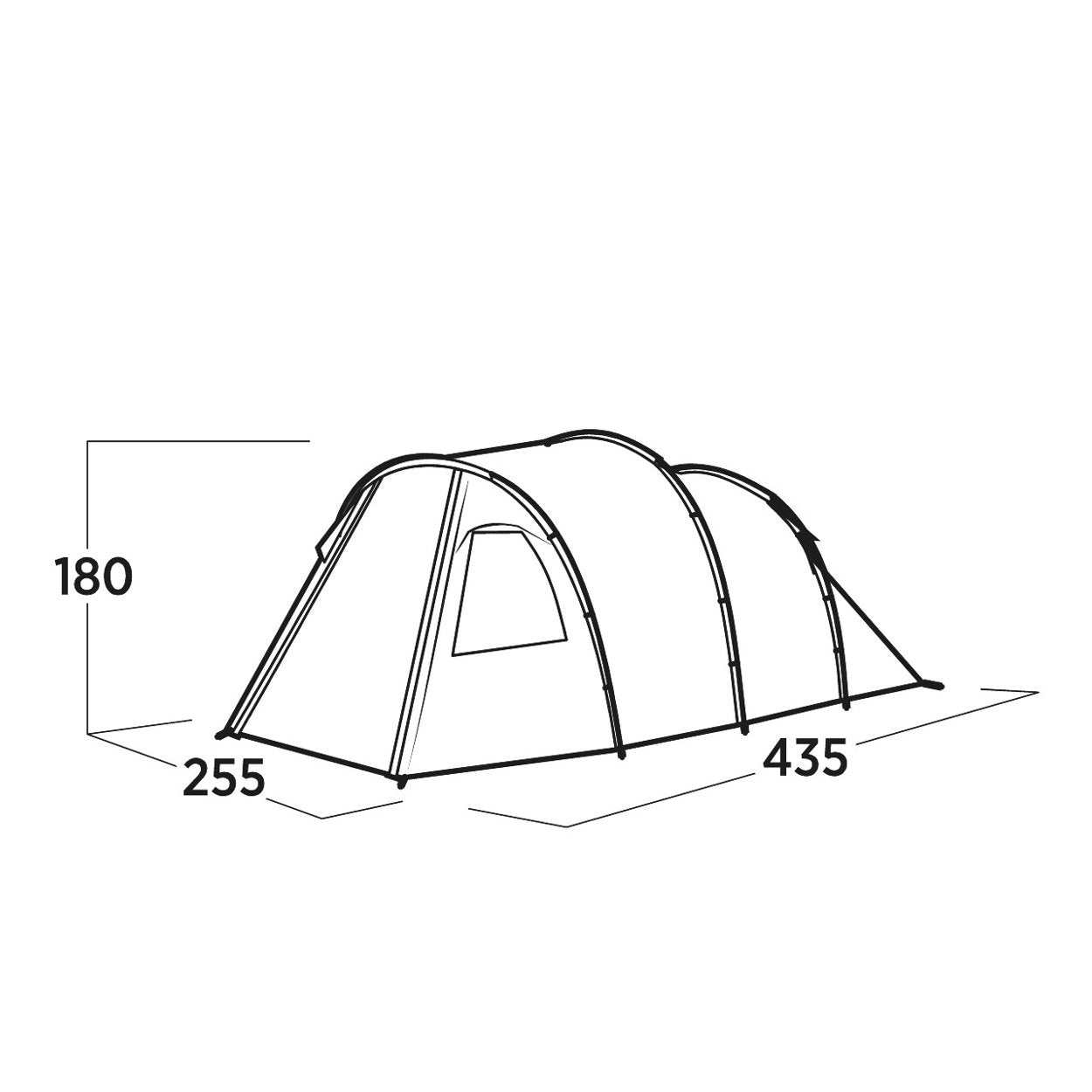Easy Camp Family tent | Hidra 4 | 4 person(s) | Green