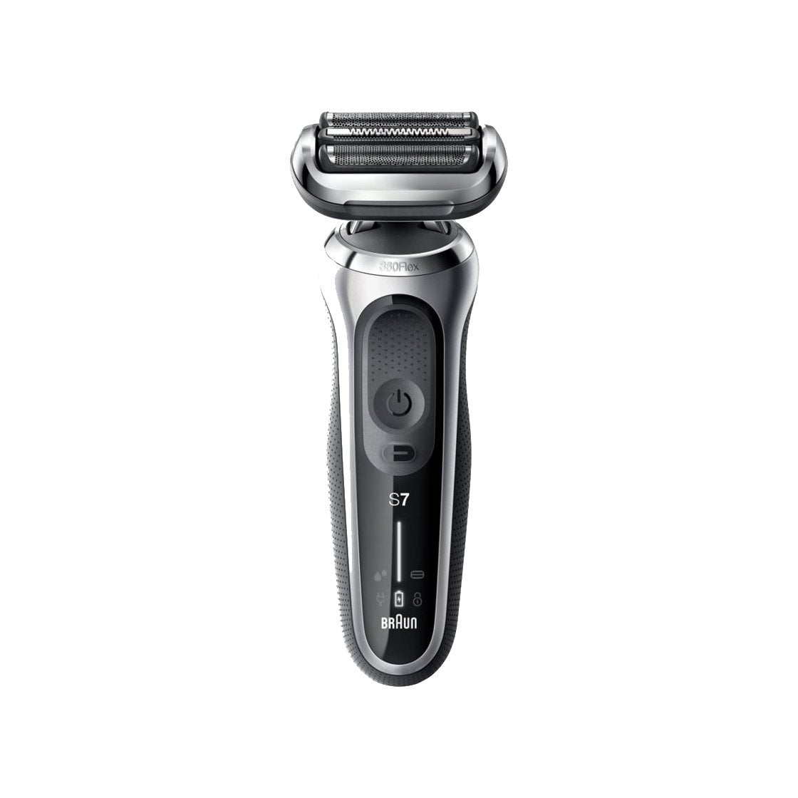 Braun | Rasoir | 71-S7200cc | Autonomie (max) 50 min | Wet & Dry | Argent/Noir