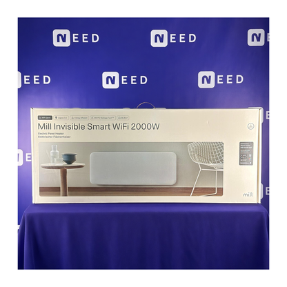 Mill Invisible Smart WiFi Heater | PA2000WIFI4 | Panel Heater | 2000 W | White