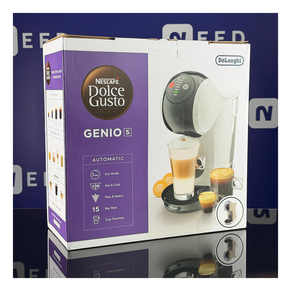 De’Longhi Dolce Gusto Genio S | Capsule Coffee Maker | 15 bar | 0.8 L | Beige