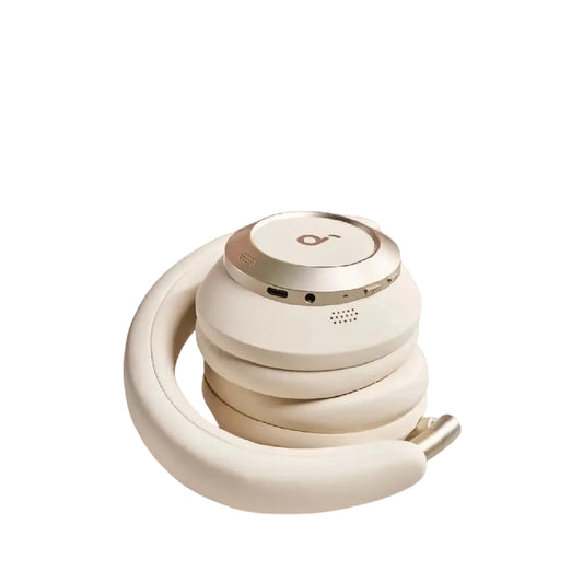 Anker Soundcore | Space One Pro | Foldable Wireless Headphones | Cream White