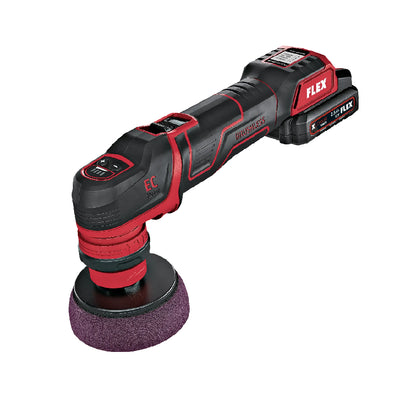 FLEX | PXE 80 12-EC/2.5 SET | Smart Cordless Polisher 12V | Red/Black