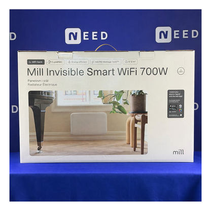 Mill Invisible Smart WiFi Heater | PA700WIFI4 | Panel Heater | 700 W
