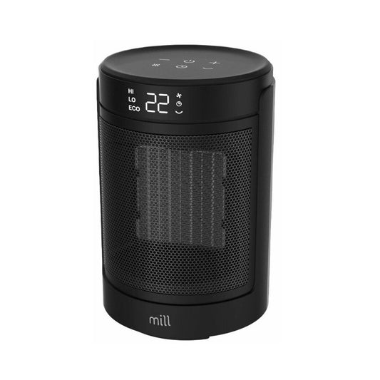 Mill FH1500BLACK | Ceramic fan heater | 1500 W | Suitable for rooms up to 22 m²
