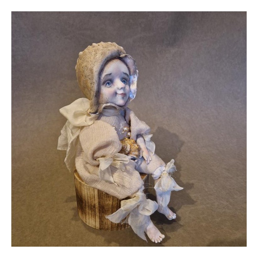 Unique Artistic Doll | Handmade | Sea Shell Doll
