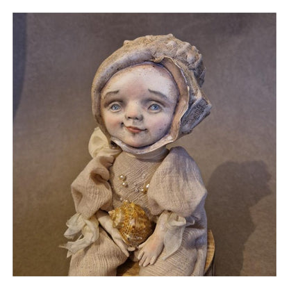 Unique Artistic Doll | Handmade | Sea Shell Doll