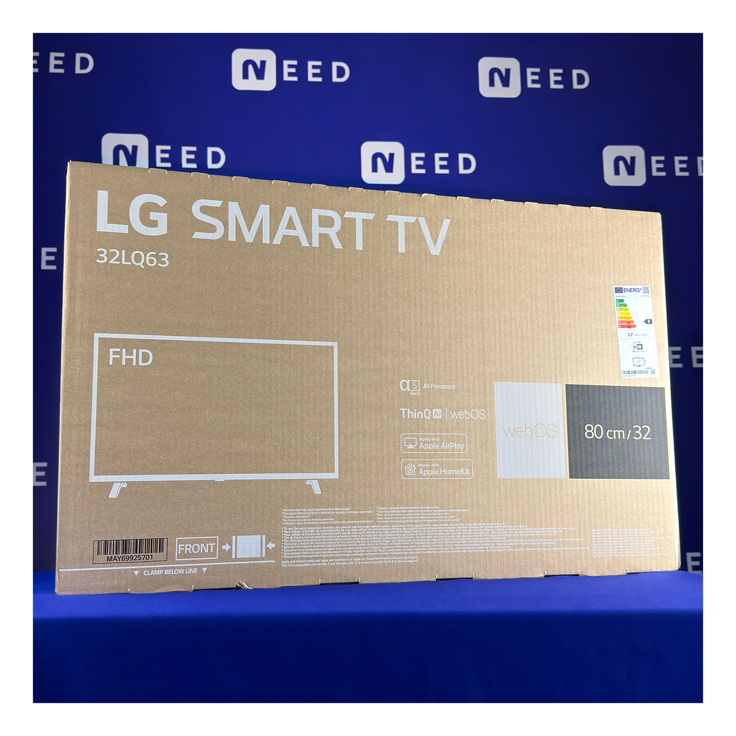 LG 32LQ63806LC | 32" Full HD Smart TV | webOS | LG ThinQ AI | White