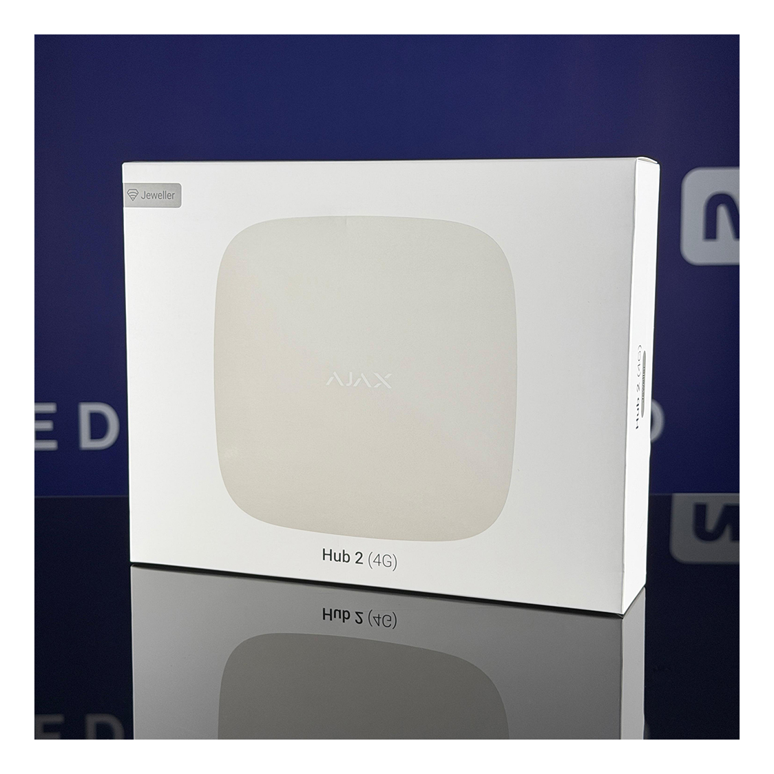 Ajax Hub 2 (4G) | Central with support for Jeweller and Wings (2×SIM 2G/3G/LTE, Ethernet) | White