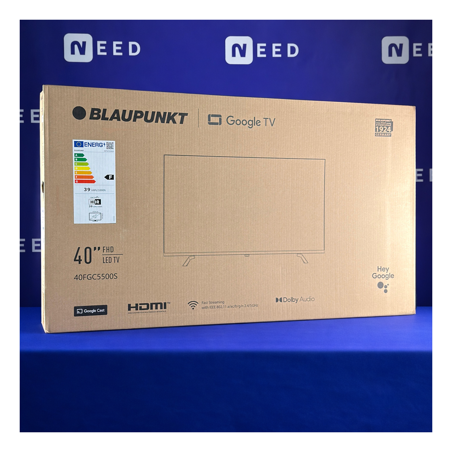 Blaupunkt Smart TV | 40FGC5500S | 40" | 102 cm | 1080p | Google TV