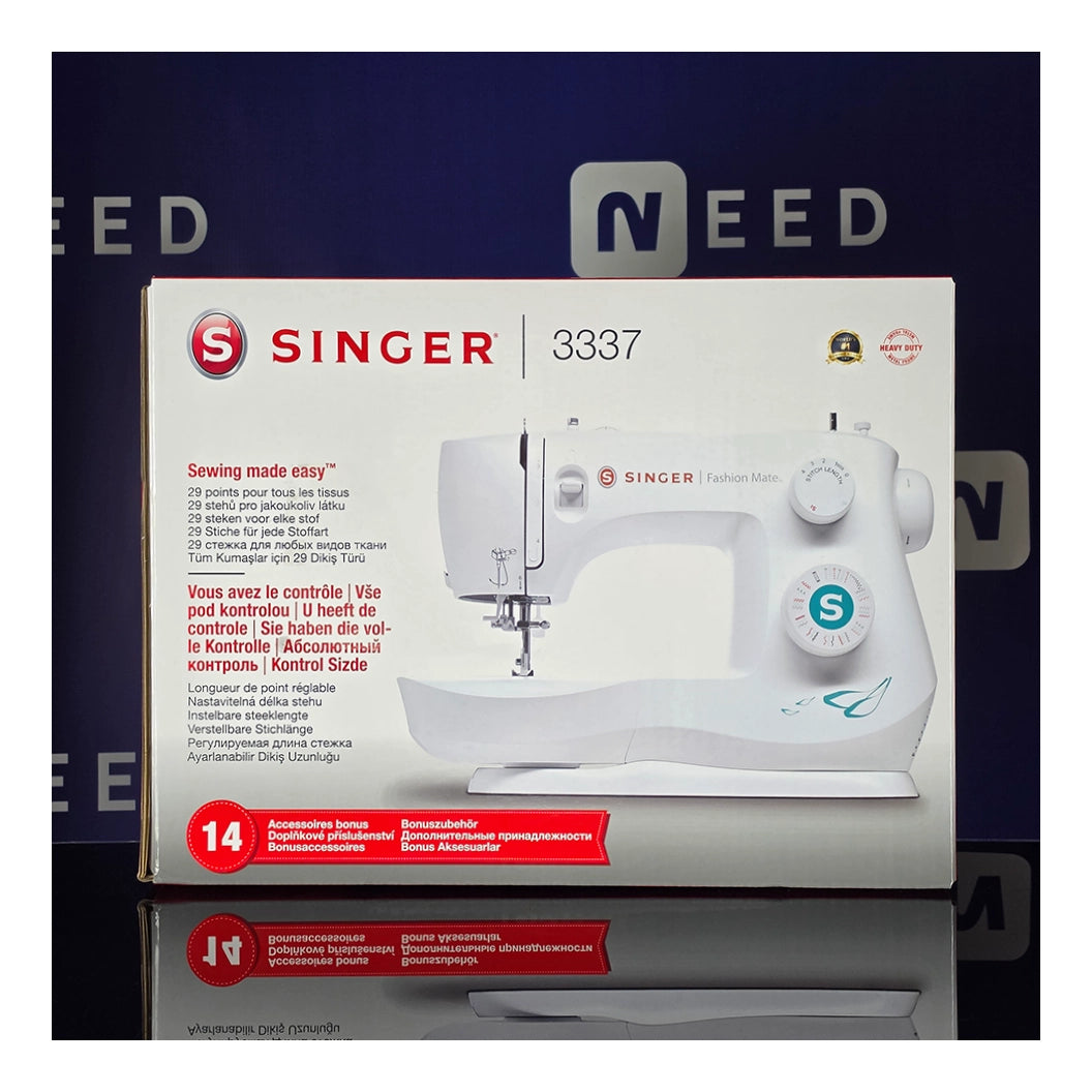 Singer | 3337 Fashion Mate™ | Sewing Machine | 29 Stitches | 1-step | LED | White
